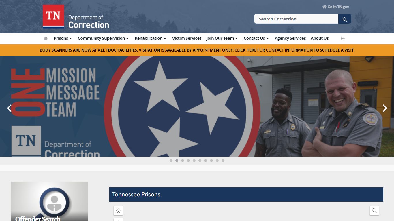 Department of Correction - TN.gov - Tennessee State Government